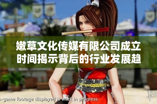 嫩草文化传媒有限公司成立时间揭示背后的行业发展趋势