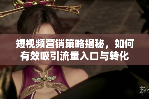 短视频营销策略揭秘，如何有效吸引流量入口与转化
