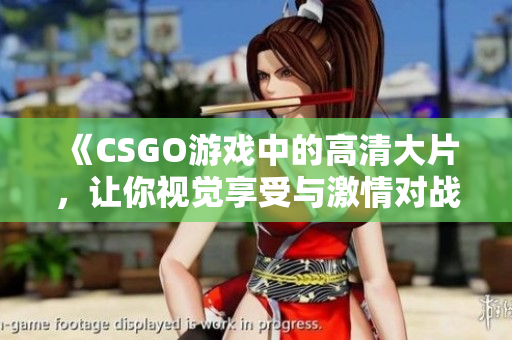 《CSGO游戏中的高清大片，让你视觉享受与激情对战交融》