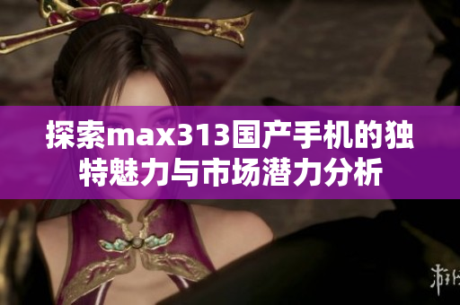 探索max313国产手机的独特魅力与市场潜力分析