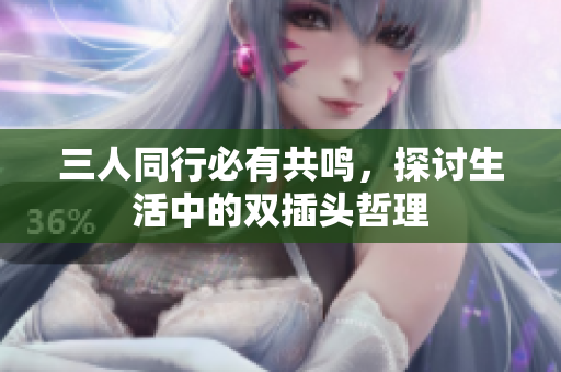 三人同行必有共鸣，探讨生活中的双插头哲理