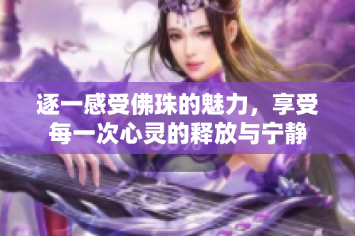 逐一感受佛珠的魅力，享受每一次心灵的释放与宁静