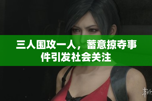 三人围攻一人，蓄意掠夺事件引发社会关注