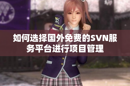 如何选择国外免费的SVN服务平台进行项目管理