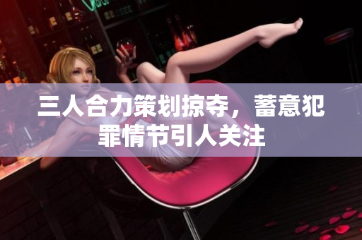 三人合力策划掠夺，蓄意犯罪情节引人关注