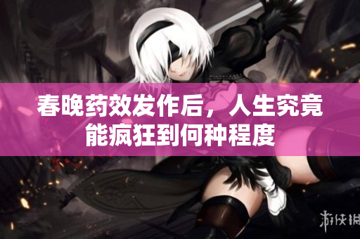 春晚药效发作后，人生究竟能疯狂到何种程度