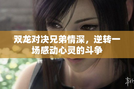 双龙对决兄弟情深，逆转一场感动心灵的斗争