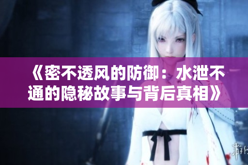 《密不透风的防御：水泄不通的隐秘故事与背后真相》