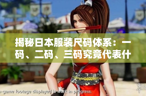 揭秘日本服装尺码体系：一码、二码、三码究竟代表什么尺寸