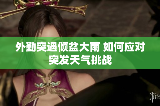 外勤突遇倾盆大雨 如何应对突发天气挑战