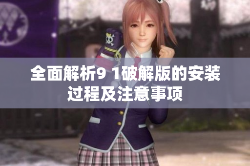 全面解析9 1破解版的安装过程及注意事项