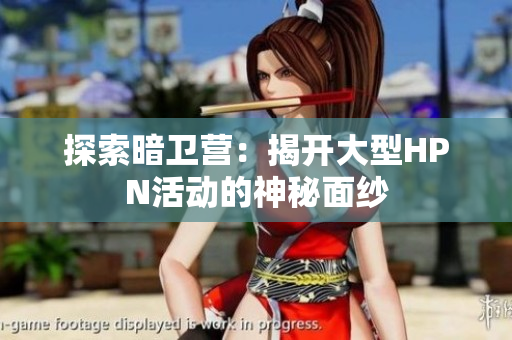 探索暗卫营：揭开大型HPN活动的神秘面纱