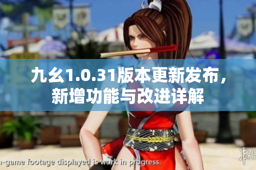九幺1.0.31版本更新发布，新增功能与改进详解