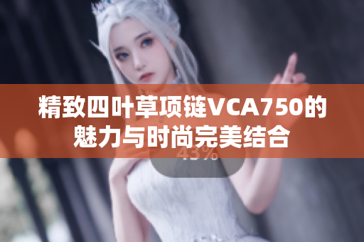 精致四叶草项链VCA750的魅力与时尚完美结合
