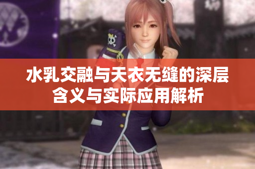 水乳交融与天衣无缝的深层含义与实际应用解析