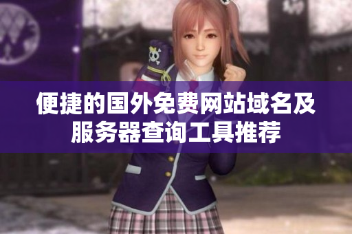 便捷的国外免费网站域名及服务器查询工具推荐