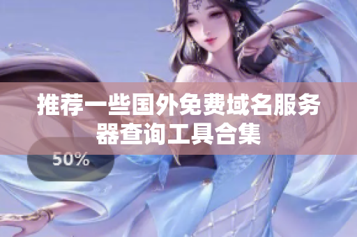 推荐一些国外免费域名服务器查询工具合集
