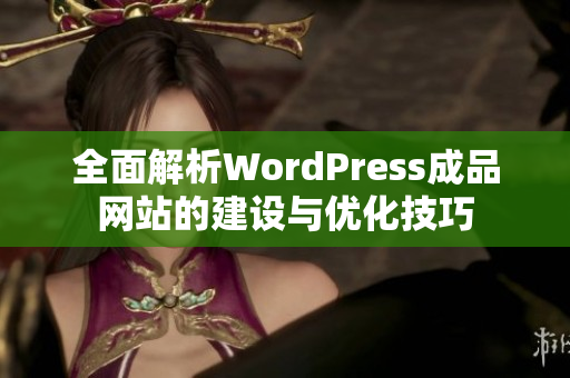 全面解析WordPress成品网站的建设与优化技巧