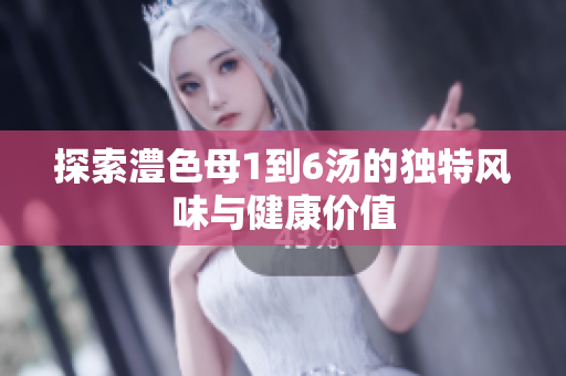 探索澧色母1到6汤的独特风味与健康价值