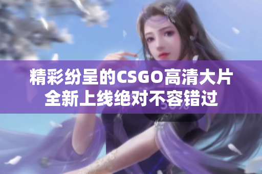 精彩纷呈的CSGO高清大片全新上线绝对不容错过