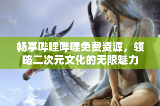 畅享哔哩哔哩免费资源，领略二次元文化的无限魅力