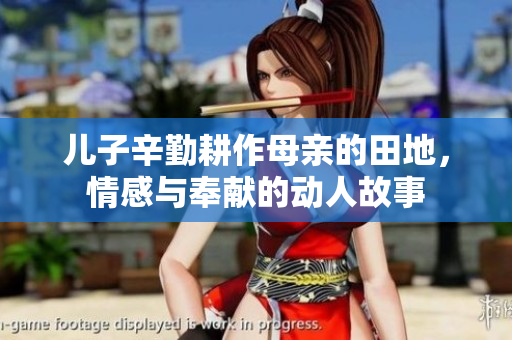 儿子辛勤耕作母亲的田地，情感与奉献的动人故事