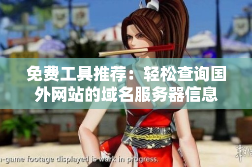 免费工具推荐：轻松查询国外网站的域名服务器信息