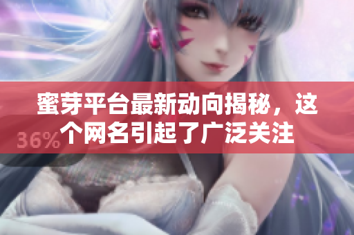 蜜芽平台最新动向揭秘，这个网名引起了广泛关注