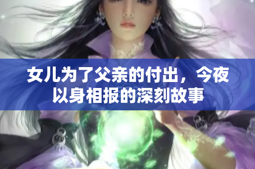 女儿为了父亲的付出，今夜以身相报的深刻故事