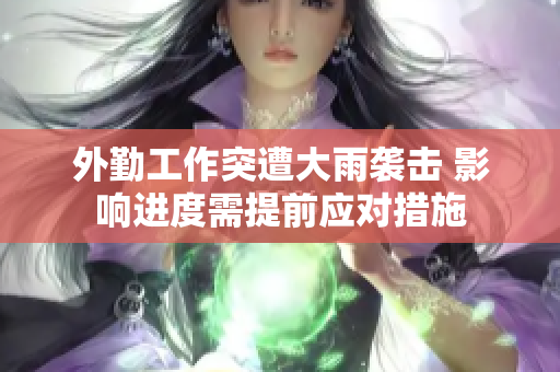 外勤工作突遭大雨袭击 影响进度需提前应对措施