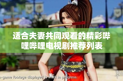 适合夫妻共同观看的精彩哔哩哔哩电视剧推荐列表