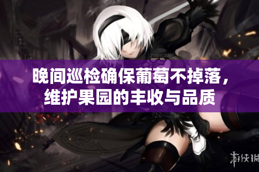晚间巡检确保葡萄不掉落，维护果园的丰收与品质